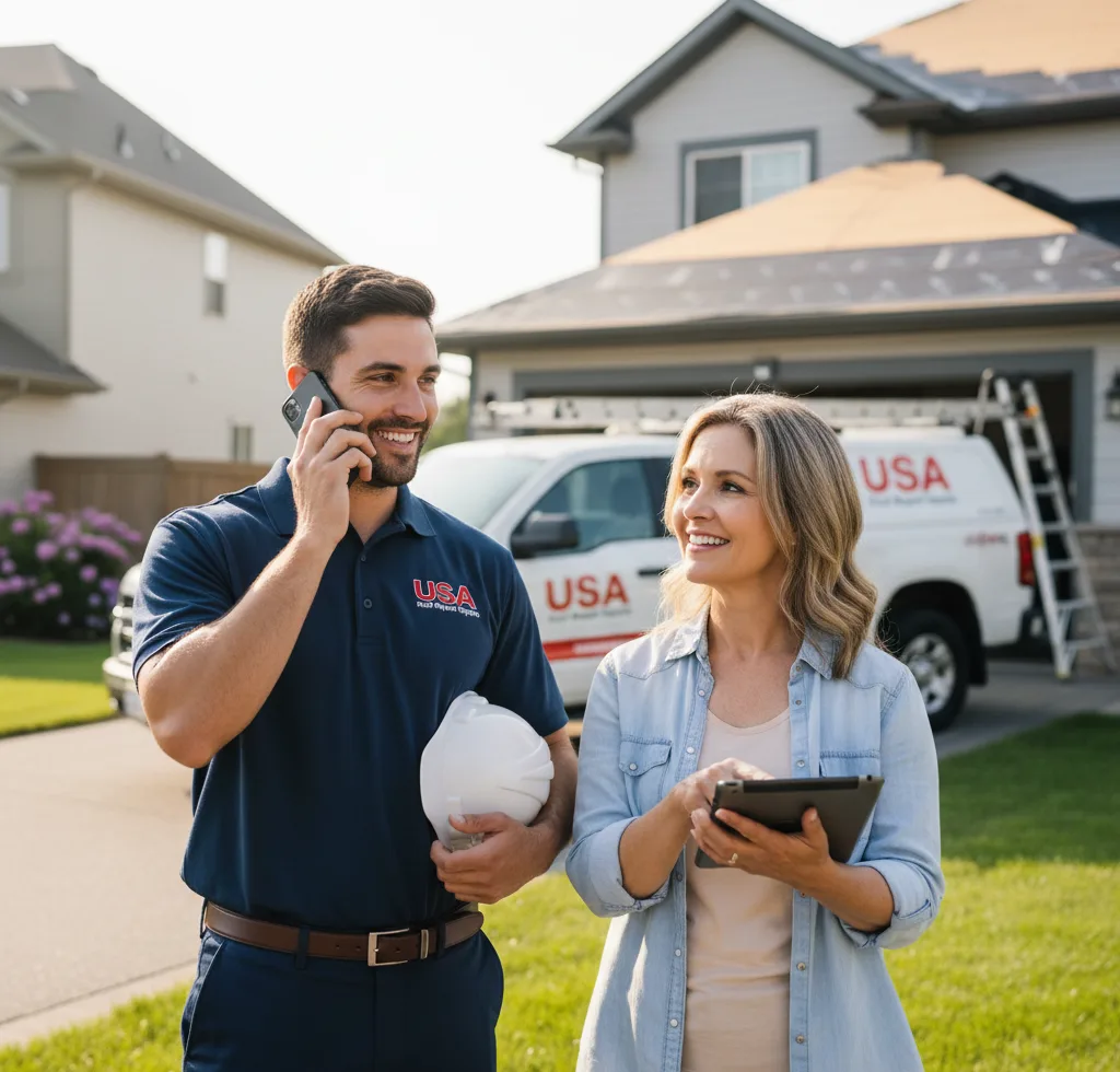 USA Roof Repair Experts customer support in Beloit